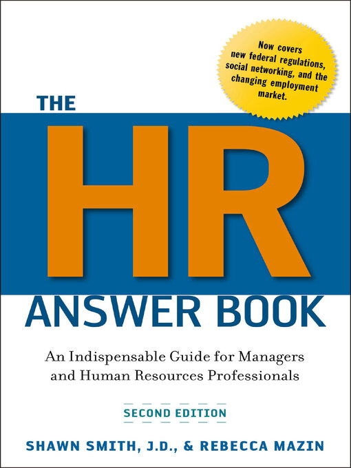 Title details for The HR Answer Book by Shawn Smith - Available